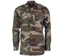 Mil-Tec Chemise Militaire Ripstop Woodland Camo Manche Longue S-3XL