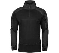 Mil-Tec Chimera Combat Shirt Hommes Manche Longue Chemise Tactique Ripstop Noir