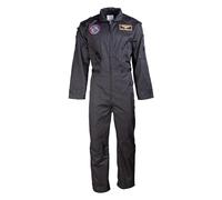 Mil-Tec Combinaison enfant US Style Flight Coverall Noir 3XL