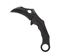 Mil-Tec Couteau à une main Noir Taille unique