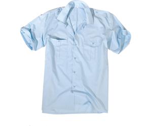 Mil-Tec Duty, chemise manches courtes S Bleu Clair Bleu Clair