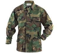 MIL-TEC EDR COMBAT TACTIQUE SHIRT HOMMES CHASSE VESTE AIRSOFT ALBUMS WOODLAND CA