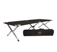 Mil-Tec Feldbett ALU XXL Noir/Bleu/Oliv/Coyote Avec Sac Pliable Camping