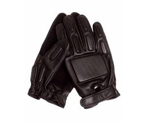 Mil-tec Gants Sec en Cuir Noir Noir Large