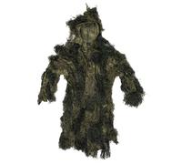 Mil-Tec Ghillie Parka Anti-Feu Basic Costume Paintball Camouflage Woodland Camo