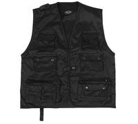 Mil-Tec Gilet Hunting/Fishing – Sans manches, Mesh, Unisexe – XL Noir