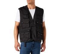 Mil-Tec Hunting/Fishing, gilet XL Noir Noir