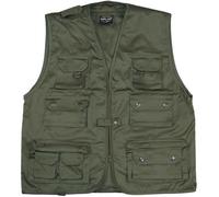 Mil-Tec Gilet De Pêche Olive S