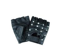 Mil-Tec Gants Handsker-12518002 Biker avec rivets pour homme Noir M
