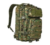 Mil-Tec Homme À Us Assault Pack Petit Dig.w/L Sac a dos, Noir, S EU