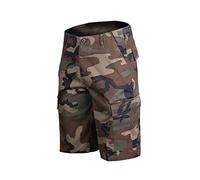 Mil-Tec Homme Bermuda Woodland Shorts, Noir, Taille unique EU