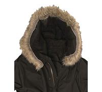 Mil-Tec Homme Capuche Use pour Parka M51 Bonnet, Noir, Taille unique EU