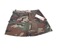 Mil-Tec Homme de L'armée Femme Boisé Shorts, Noir, Taille unique EU