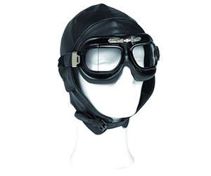 Mil-Tec Homme Flieger Lederhaube sporting goods, Noir, S EU