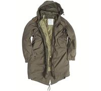 Mil-Tec Homme Parka Us M51 Va avec Doublure Veste, Noir, Taille unique EU