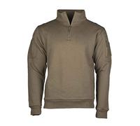 Mil-Tec Homme Sweatshirt Tactique avec Zip Ranger Green Veste, Vert, M EU