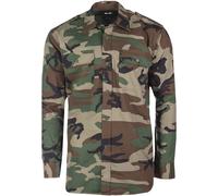 MIL-TEC HOMMES MANCHES LONGUES CHEMISE COTON ARMÉE UNIFORME MILITAIRE CHASSE ALB