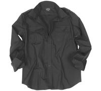 MIL-TEC HOMMES MANCHES LONGUES POLICE UNIFORM SHIRT SÉCURITÉ RIPSTOP COTON TOP N