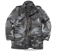 MIL-TEC HOMMES PARKA URBAN COMBAT M65 ARMY VESTE TACTIQUE DE CHASSE MANTEAU SOMB