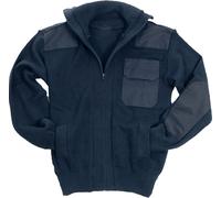 Mil-Tec Knitted, veste en textile 50 Bleu Foncé Bleu Foncé