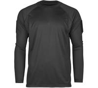 Mil-Tec Manche Longue Chemise Extérieur Séchage Rapide Tactique Hommes Noir