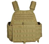 MIL-TEC MILITAIRE COMBAT REMBOURRÉ PLAQUE CARRIER ARMÉE TACTIQUE MOLLE VESTE COY