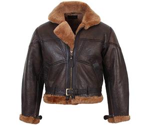 Mil-Tec Miltec Blouson Cuir Pilote RAF Noir 902