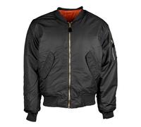 Mil-Tec US Aviator MA1 Basic, veste en textile XXL Noir Noir
