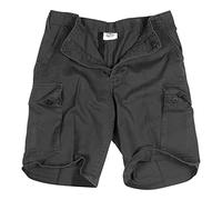 Mil-Tec Miltec BW Bermuda Moleskin Prewash Black Noir 902