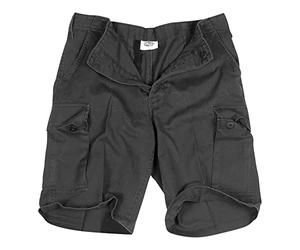 Mil-Tec Miltec BW Bermuda Moleskin Prewash Black Noir 905