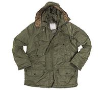 Mil-Tec US Aviator Parka N3B, veste en textile XS Olive Olive