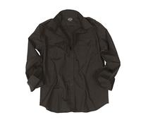 Mil Tec Chemise à manches longues Ripstop Noir 906