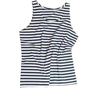 Mil-Tec Débardeur Marine Taille L Bleu foncé/Blanc