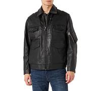 Mil-Tec Mixte Blouson Cuir Bgs Noir Occ. Mod.i Veste, Noir, 50 EU