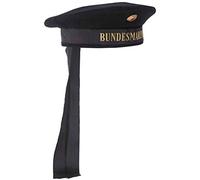 Mil-Tec Mixte Marine avec Insigne Bleu Foncé Casquette Newsie, Bleu, Taille unique EU