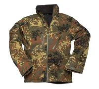 Mil-Tec Mixte Softshell Scu 14 Bw Camo Veste, Noir, 904 EU