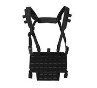 Mil-Tec Gilet tactique West-13530402 Mixte Noir Taille unique EU