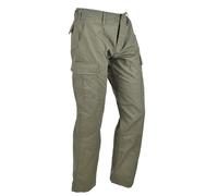 Mil-Tec Pantalon Cargo Style Armée Américaine Homme Ripstop BDU Olive