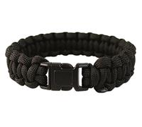 Mil-Tec Paracord Bracelet 22mm Noir, L, Tissu, sans_pierre