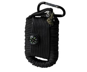 Mil-Tec PARACORD SURVIVAL KIT LARGE noir 16027702