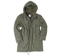 Mil-Tec Parka Bundeswehr Vert Olive Foncé avec Doublure et Capuche 46-68