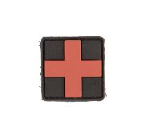 Patch 3D First Aid Patch SM Mil-Tec - Black