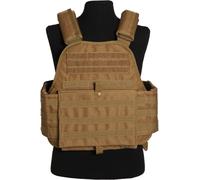 Mil-Tec Plate Carrier, gilet Taille unique Beige (Coyote) Beige (Coyote)