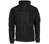 Mil-Tec Plus Cold Weather Fleece Jacket Homme Armée Randonnée Chaud Doux Noir