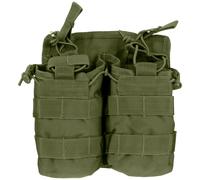 Mil-Tec Poche Munitions Double avec Dessus Ouvert Ammo Magazine PALS Poche Olive