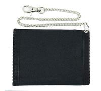 Mil-Tec - Portefeuille avec chaîne de sécurité Taille S - Noir