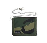 Mil-Tec Portefeuille Avec Chaîne De Sécurité (Woodland)