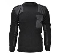 Mil Tec Pull Homme Commando Laine Style Bundeswehr Réplique Haute Qualité Noir