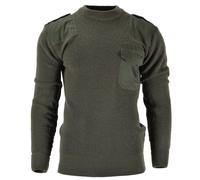 Mil Tec Pull Homme Commando Laine Style Bundeswehr Tricot Renforcé Olive