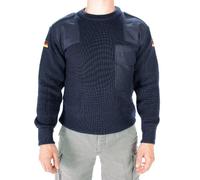 Mil-Tec Pull-Over BW 80/Laine 20/Acrylique Bleu Foncé Veste Mixte